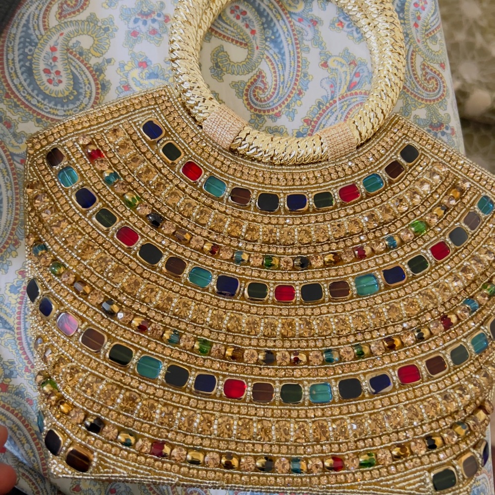 Golden party bag